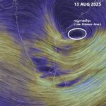 ബംഗാൾ ഉൾക്കടലിൽ ന്യൂനമർദം രൂപപ്പെട്ടു : മഴയ്ക്കും ശക്തമായ കാറ്റിനും സാധ്യത ( 13/08/2025 )