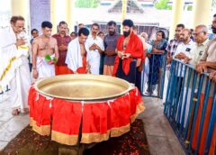 ചക്കുളത്തുകാവ് പൊങ്കാല : ഡിസംബർ 4 വ്യാഴം : പണ്ടാര പൊങ്കാല അടുപ്പുകൾ സ്ഥാപിച്ചു